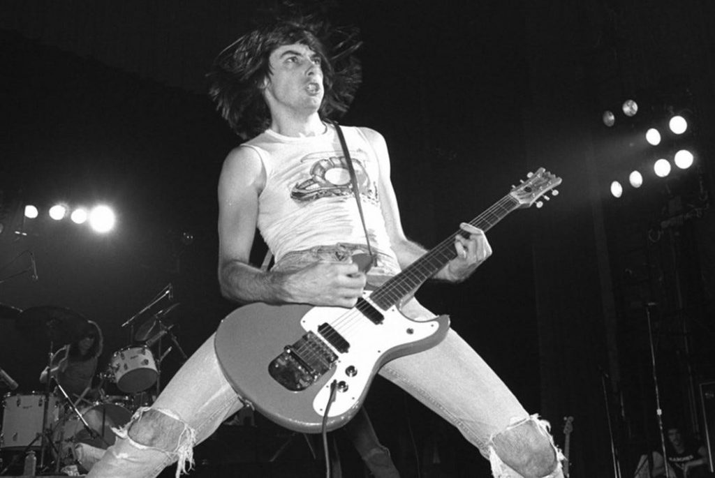 Johnny Ramone on stage