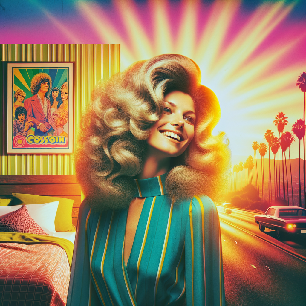 Farrah Fawcett Feathered Hair Icon
